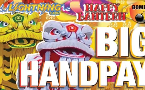 BIG HANDPAY JACKPOT!?Happy Lantern Lightning Cash at Wynn Casino Las Vegas Slot Machine Big Wins!