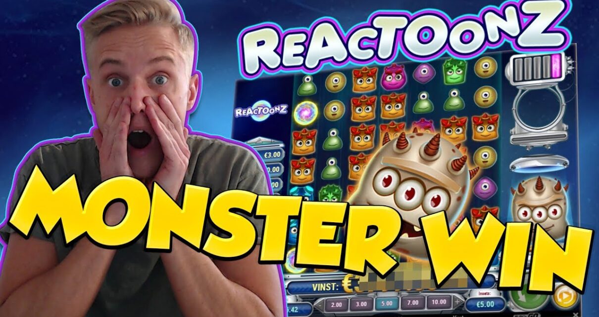BIG WIN!!! Reactoonz Huge Win – Online Casino – Casino Games (muted mic)
