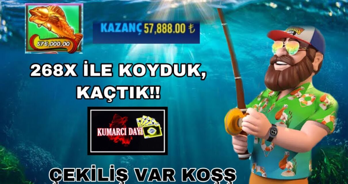 BİGGER BASS BONANZA 268X | BALIKÇI DAYIYI SOYDUK !! | #biggerbassbonanza #slot #slotoyunları #casino