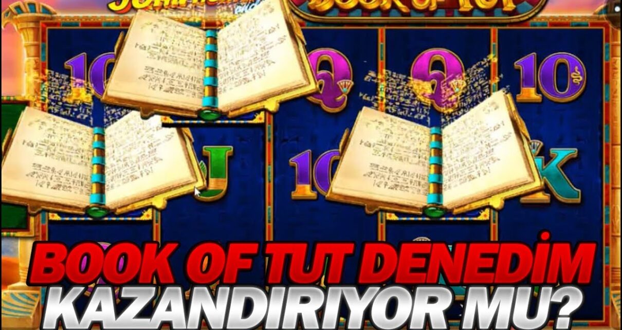 BOOK OF TUT – ÇOK İSTEDİNİZ BENDE DENEDİM! #slot #casino #bookoftut