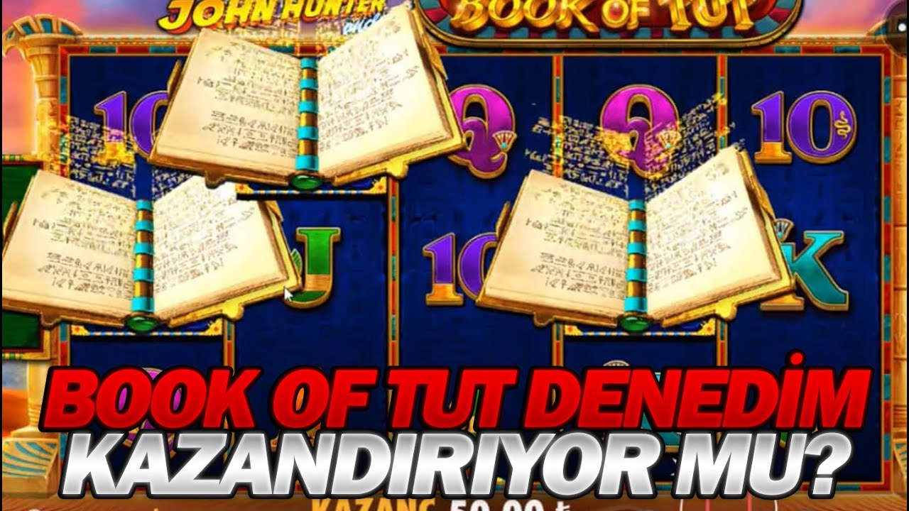 BOOK OF TUT - ÇOK İSTEDİNİZ BENDE DENEDİM! #slot #casino #bookoftut