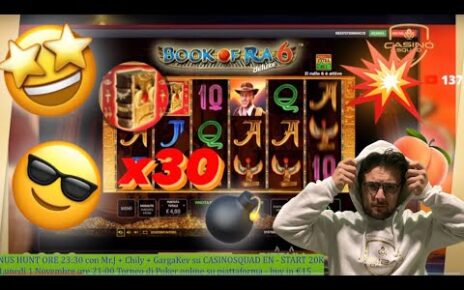 ? CASINÒ ONLINE: Pitbull OTTIENE 30 partite #bonus alla slot Book of Ra 6 a bet €4