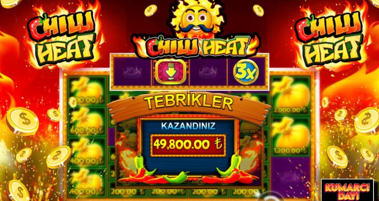 CHİLLİ HEAT 50K | PARALAR YAĞMUR OLDU | KATLADIK #chilliheat #slot #casino #bigwin #slotoyunları