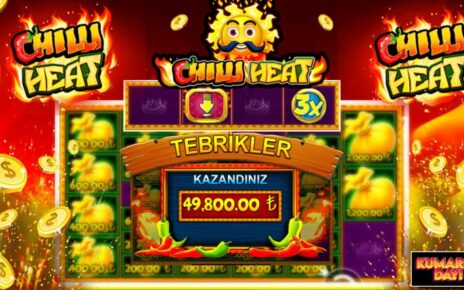 CHİLLİ HEAT 50K | PARALAR YAĞMUR OLDU | KATLADIK #chilliheat #slot #casino #bigwin #slotoyunları