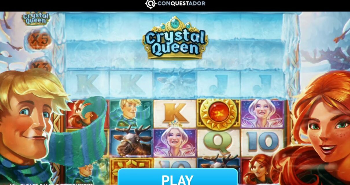 Conquestador Online Casino Advert - Crystal Queen Slot