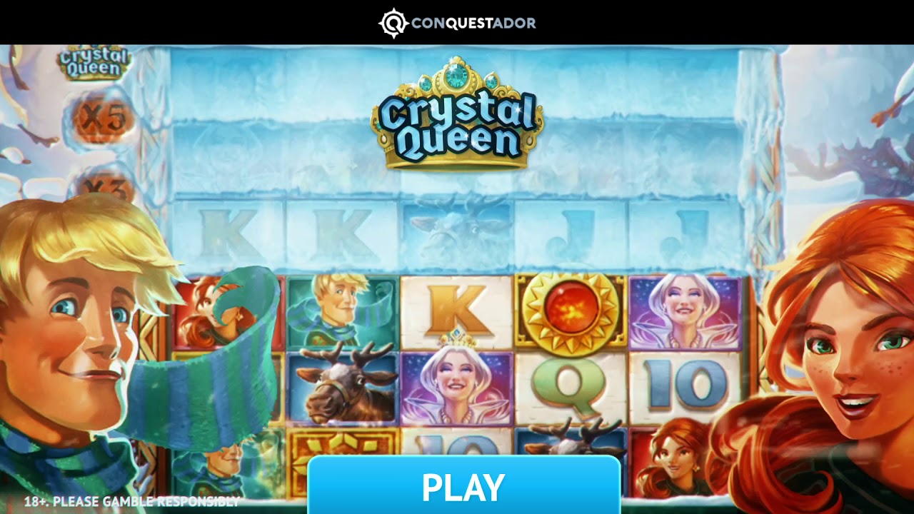 Conquestador Online Casino Advert - Crystal Queen Slot