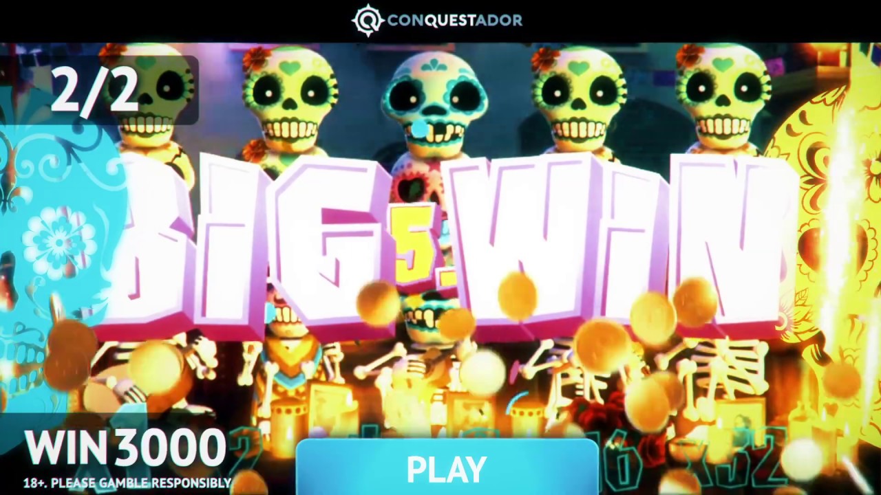 Conquestador Online Casino Advert - Esqueleto Explosivo Slot