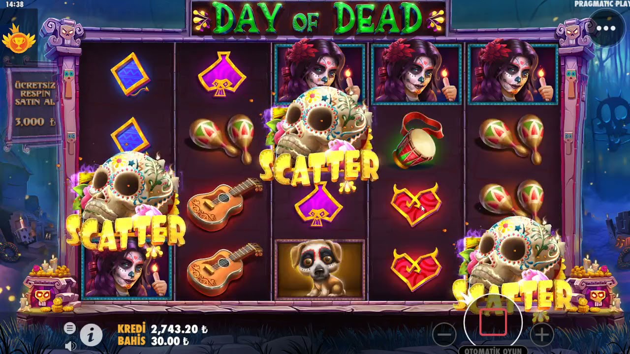 Day Of Dead | Pragmaticden yeni oyun! Yeni üyelere özel 50tl bonus! #casino #dayofdead #sweetbonanza