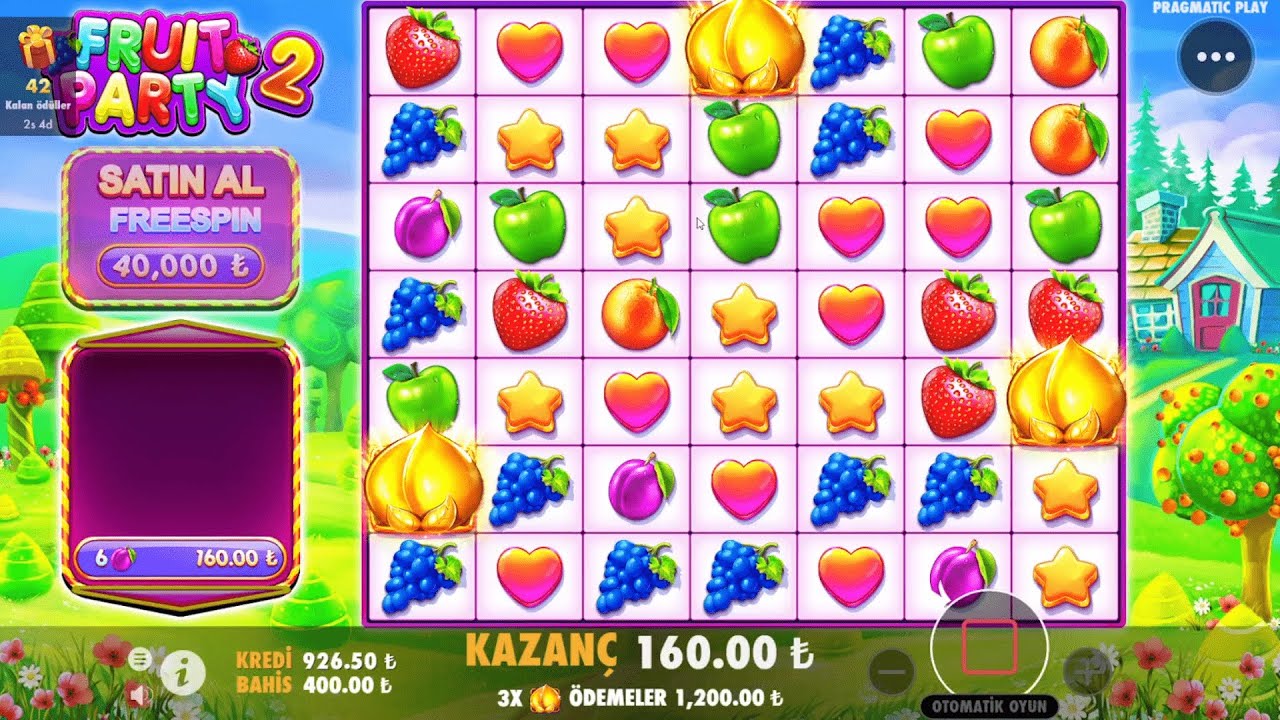 FRUİT PARTY 2 Çevirirken 40.000'den Oyuna Girdik Efsane Vurgunn #fruitparty2 #casino #slot