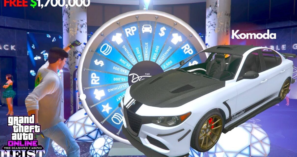 Free Money ,700,000 GTA Online Casino Glitch Lucky Wheel Free Car Komoda