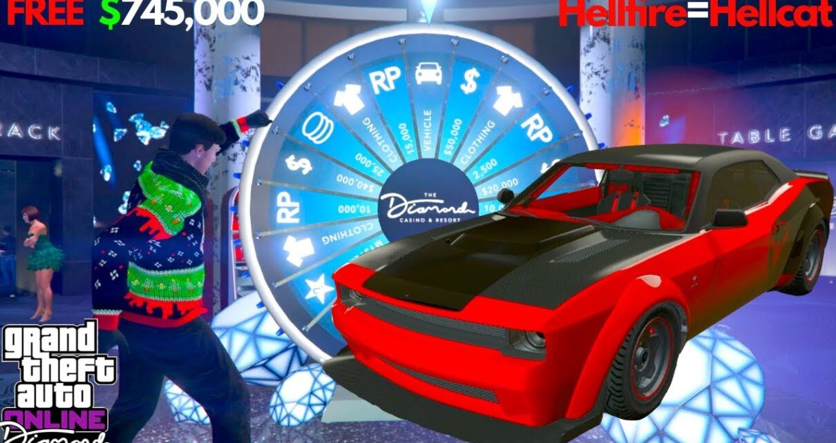 Free Money 5,000 GTA Online Casino Glitch Lucky Wheel Win Car