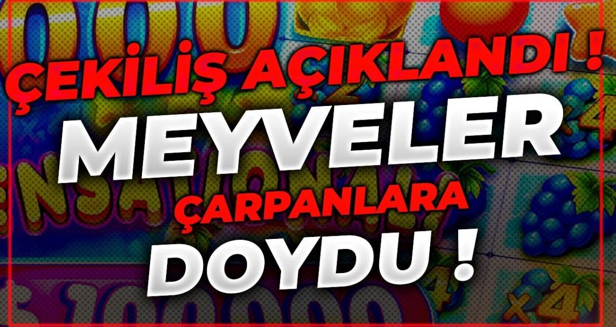 Fruit Party – BUGÜN MEYVELERİ ÇARPANLARA DOYURDUK! ( ÇEKİLİŞ TELEGRAM'DA AÇIKLANDI ) #slot #casino