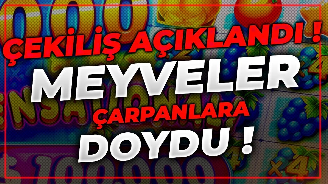 Fruit Party - BUGÜN MEYVELERİ ÇARPANLARA DOYURDUK! ( ÇEKİLİŞ TELEGRAM'DA AÇIKLANDI ) #slot #casino