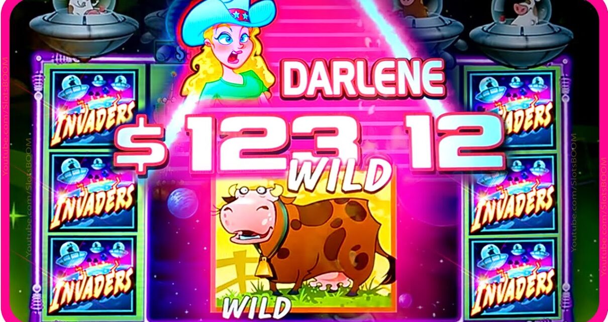 GIANT SYMBOLS BIG WINS!!! Invaders Attack from the Planet Moolah – CASINO SLOTS