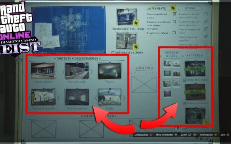 GUÍA: RECONOCIMIENTO del CASINO, ¡DESBLOQUEA todos los puntos de ACCESO e INTERÉS! | GTA Online