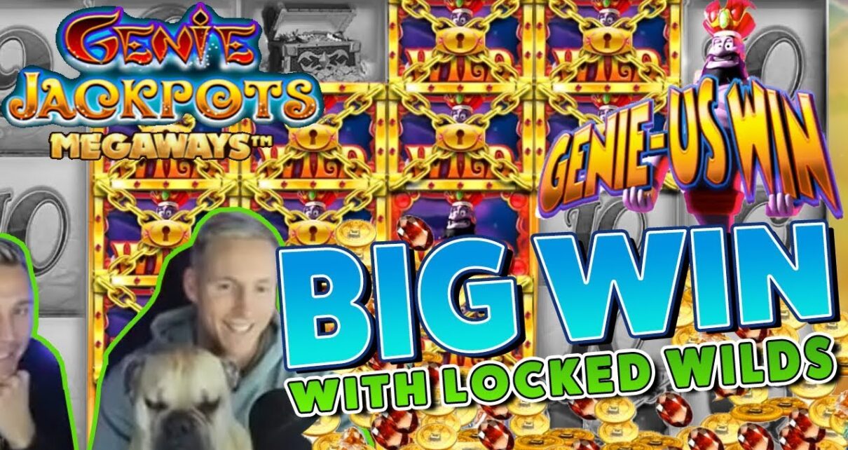 Genie Jackpots BIG WIN – Huge win over 1000x – free spins (Online Casino)