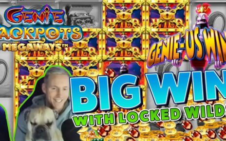 Genie Jackpots BIG WIN – Huge win over 1000x – free spins (Online Casino)