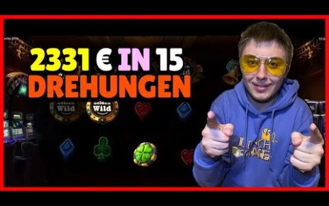 Gewinnen Sie 2331 Euro in 15 Drehungen im Online Casino ? slots new