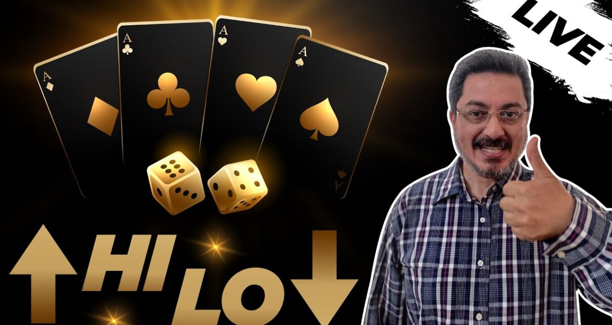 HI LO LIVE CASINO ? with LUCKYBHAI || ONLINE CASINO GAMING