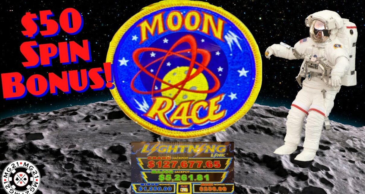 HIGH LIMIT Lighting Link Moon Race ~  Bonus Round Slot Machine Casino