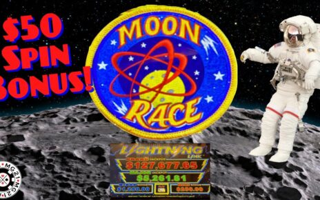 HIGH LIMIT Lighting Link Moon Race ~  Bonus Round Slot Machine Casino