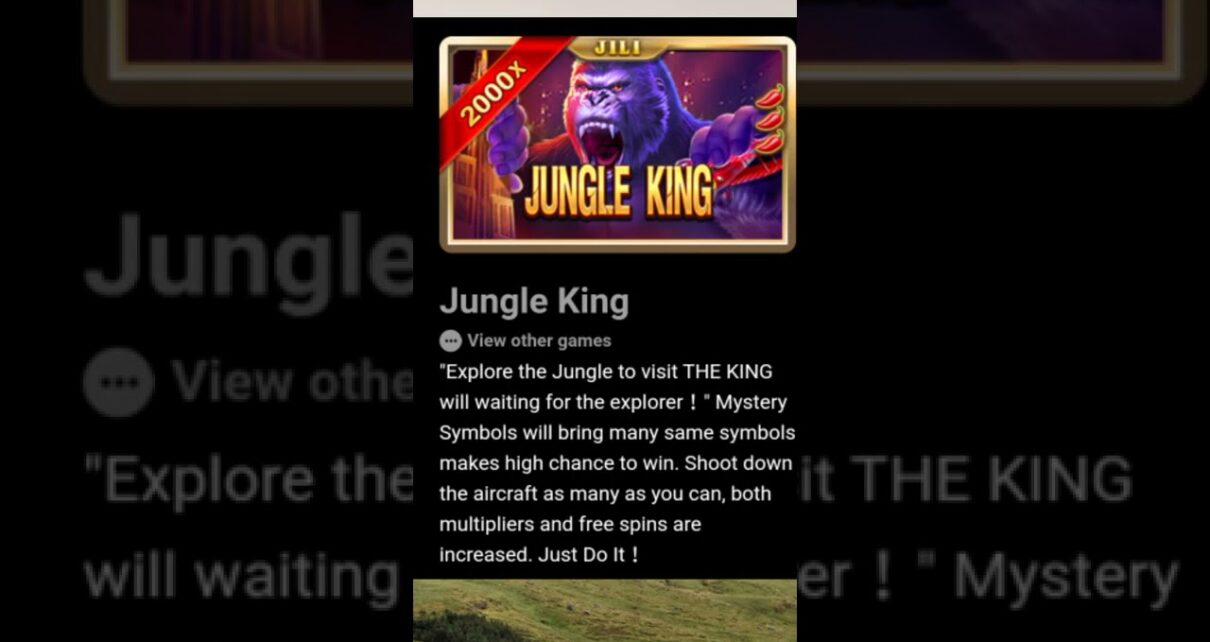 JILIBET ONLINE CASINO – JUNGLE KING SLOT – WIN BIG CASHOUT NOW