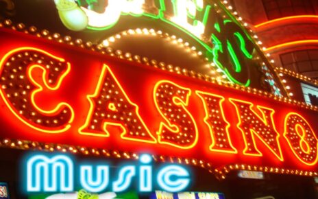 Las Vegas Casino Music Video: For Night Game of Poker, Blackjack, Roulette Wheel & Slots