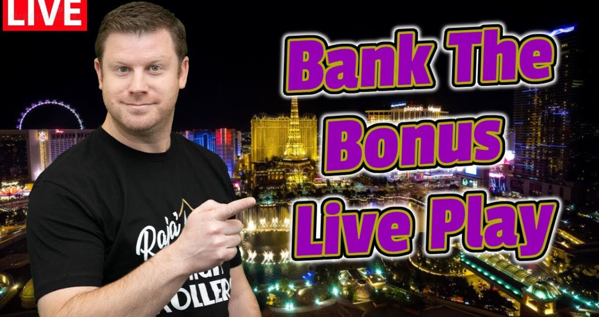 ? Live Casino Slots with BOD ? Bank The Bonus Action from The Cosmopolitan of Las Vegas