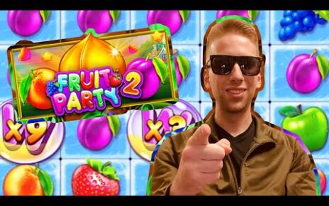 LuckyM 385x Nice Win on Fruit Party 2! Online Casino 2021!