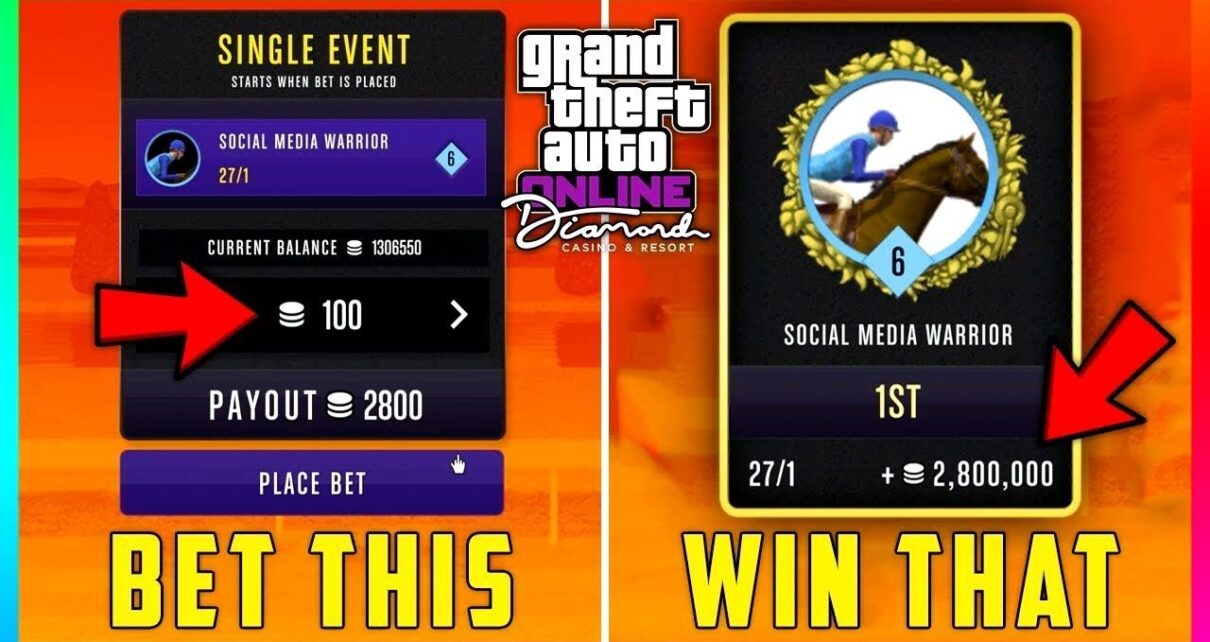 MONEY GLITCH GTA 5 ONLINE CASINO HORSE | [FREE DOWNLOAD]