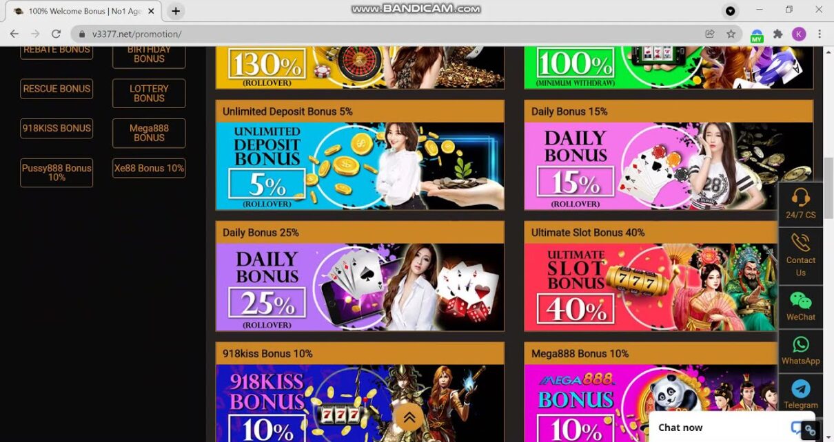 Malaysia Online Casino Promotion