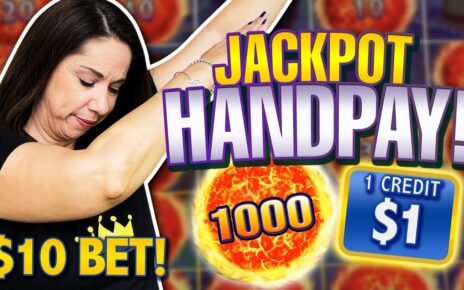 My first JACKPOT HANDPAY at this casino !! HUGE FIREBALL !!