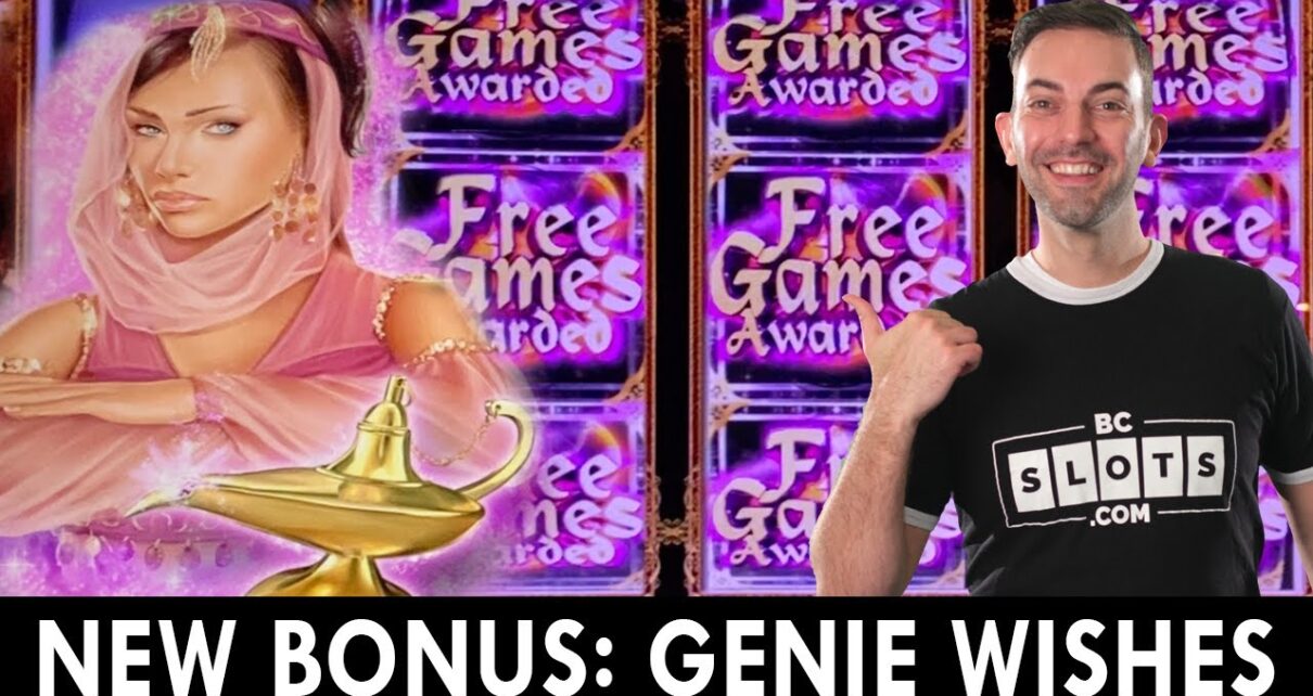 ✴ NEW Bonus ✴ GENIE WISHES Slot Machine ? San Manuel Casino