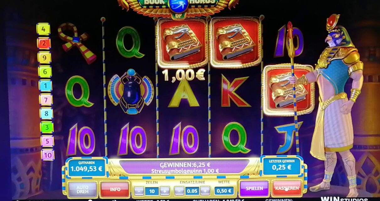 Online Casino Club – Book of Horus – Verluste minimiert