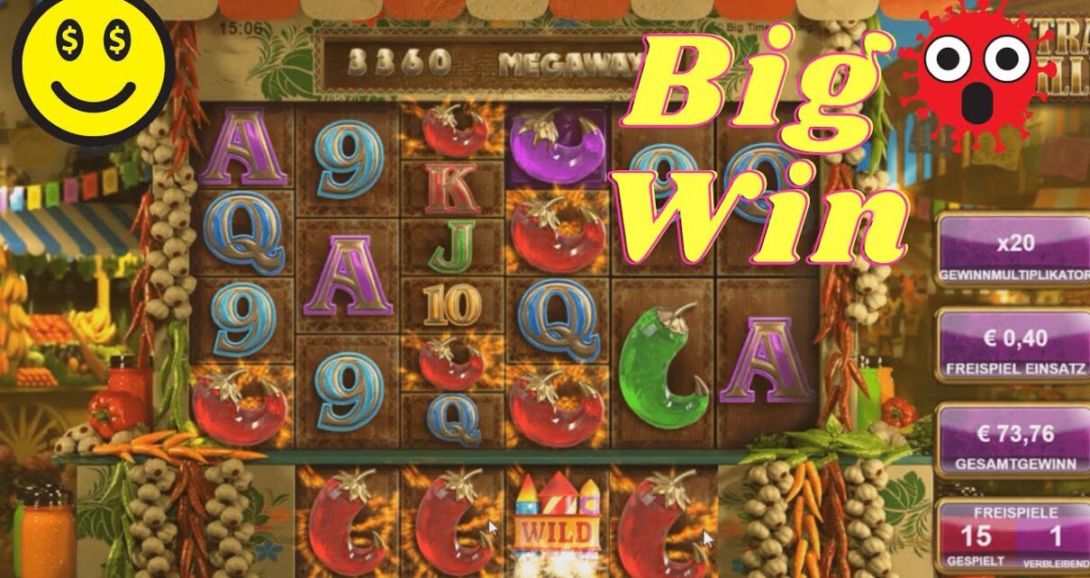 Online Casino Deutsch BIG WIN bei Extra Chilli!!! Stream um 21.00!