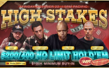 PHIL IVEY!! GARRETT!! MIKKI!! SUPER HIGH STAKES 0/400!!! 0K Minimum Buyin!!!