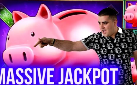 Piggy Bankin Slot MASSIVE HANDPAY JACKPOT | Winning Big Money At Casino | SE-6 | EP-13