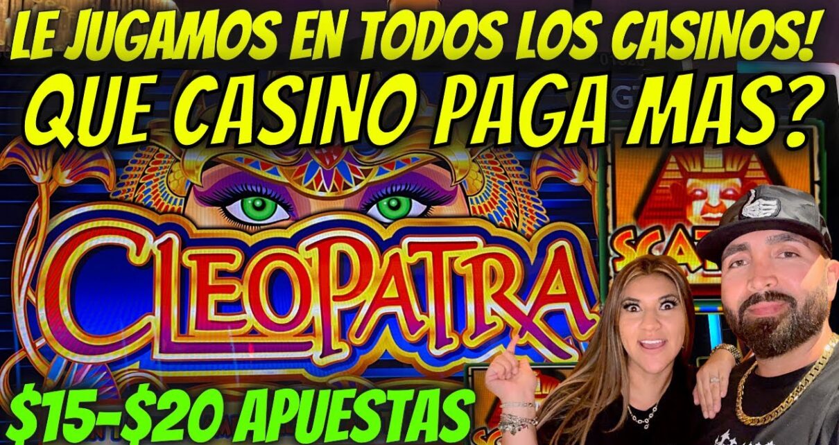 ?‍?QUE CASINO PAGA MÁS? JUGAMOS CLEOPATRA EN TODOS LOS 9 CASINOS EN ATLANTIC CITY!! #RETOENCASINOS