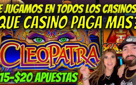 ?‍?QUE CASINO PAGA MÁS? JUGAMOS CLEOPATRA EN TODOS LOS 9 CASINOS EN ATLANTIC CITY!! #RETOENCASINOS