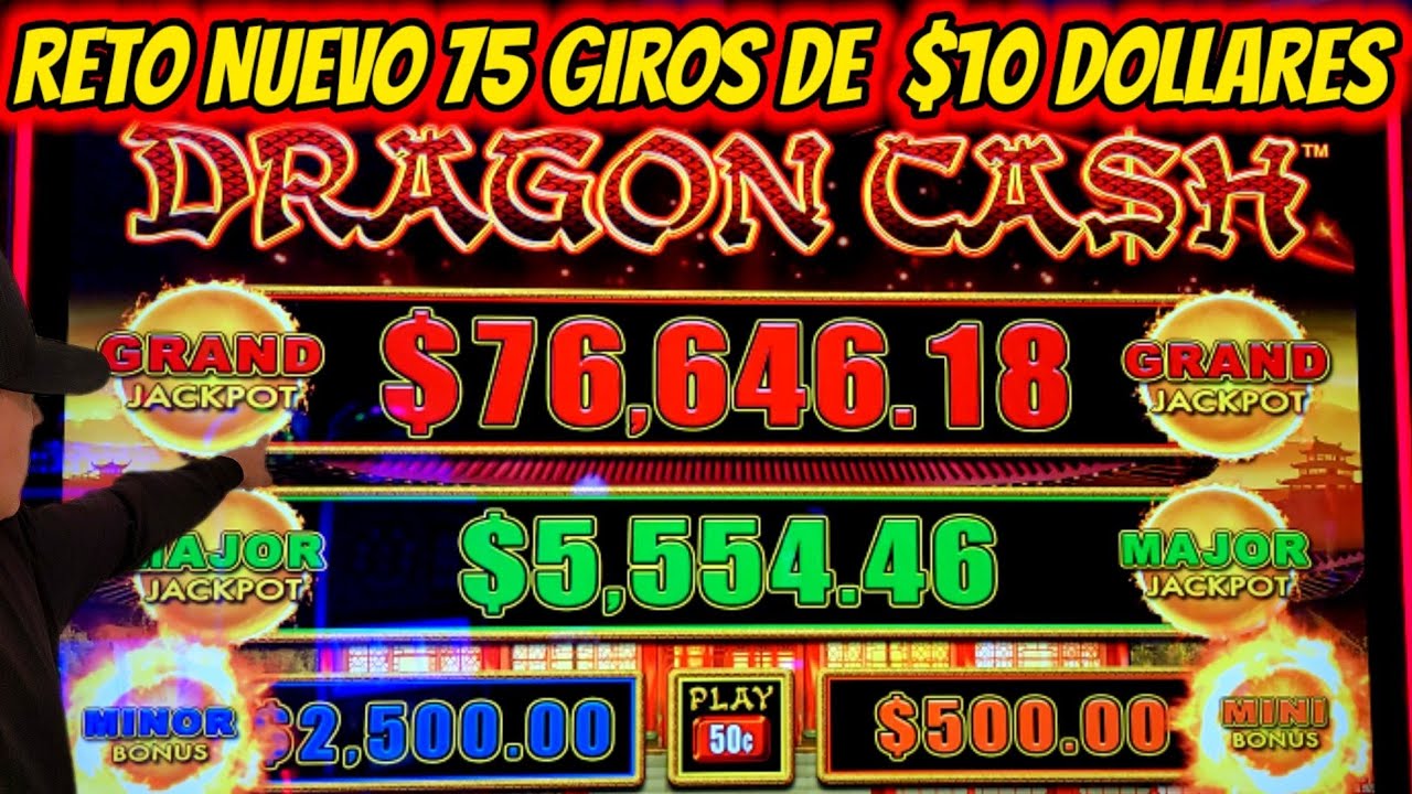 ? RETO NUEVO EN EL CASINO DRAGON CASH 75 GIROS DE $10 DÓLARES  #impulsiveslots