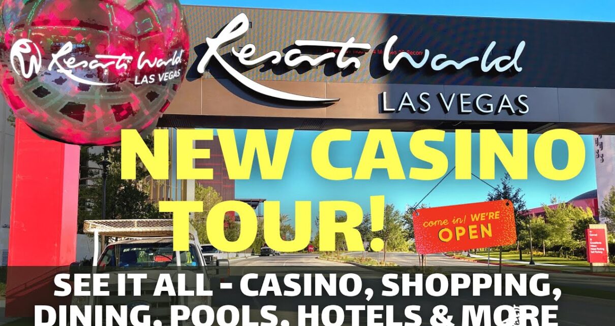 Resorts World Las Vegas Casino & Property Tour – Casino, Shops, Dining & Infinity Pool w/Views!