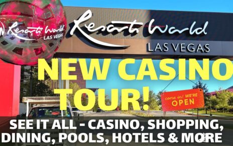 Resorts World Las Vegas Casino & Property Tour – Casino, Shops, Dining & Infinity Pool w/Views!