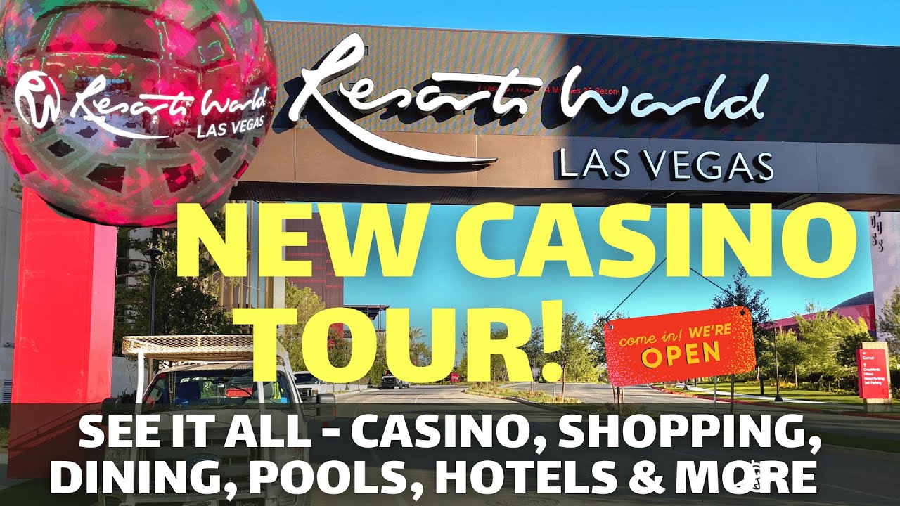 Resorts World Las Vegas Casino & Property Tour - Casino, Shops, Dining & Infinity Pool w/Views!