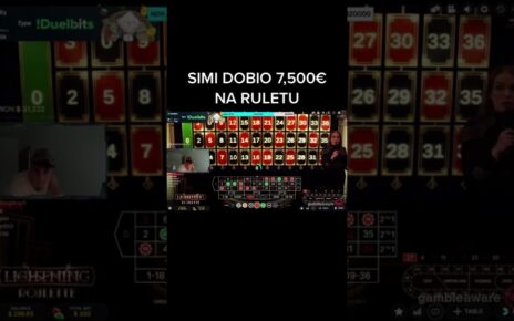 Simi dobio 7500$ na ruletu (online casino)