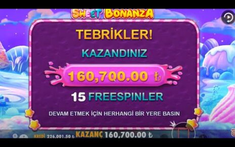 Sweet Bonanza | Tek Elde 160.000 TL Ödedi! | #Çekiliş | #SlotVideoları | #Casino | #Bonanza