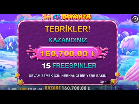 Sweet Bonanza | Tek Elde 160.000 TL Ödedi! | #Çekiliş | #SlotVideoları | #Casino | #Bonanza