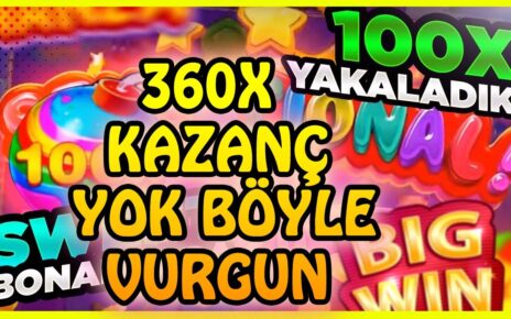 Sweet Bonanza l 360 X Kazandım Risk Budur Tarihi soygun   l #casino #slot #slotoyunları