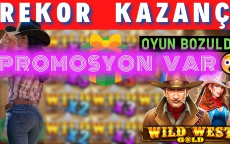 WILD WEST GOLD? | PROMOSYON VAR? | REKOR KAZANÇ? | #Casino #Slotvideoları #Pragmatic #Slot