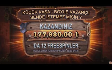 Wild West Gold | Küçük Kasayla 200.000 TL Kazandım! | #Çekiliş | #SlotVideoları | #Casino