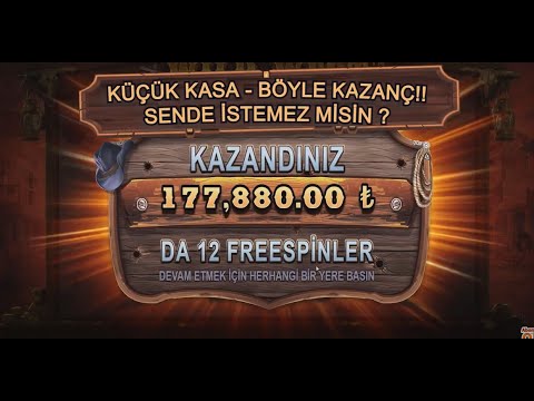 Wild West Gold | Küçük Kasayla 200.000 TL Kazandım! | #Çekiliş | #SlotVideoları | #Casino